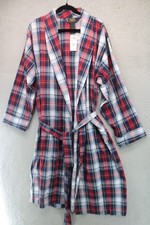 Vtg. Colours by Alexander Julian Plaid Belted Robe-One Size-NWT-Pockets-Preppy