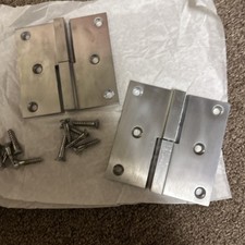 Made In USA !! Merit Hinges 151 3.5 X 3.5 Satin Chrome RH 1 Pair Right hand