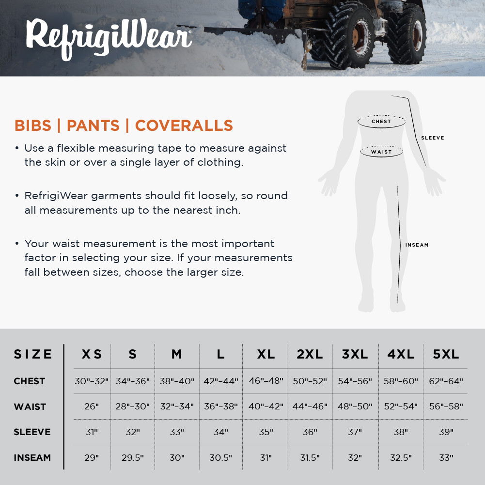 RefrigiWear FrostFlex Fleece Pants - 10°F Cold Protection, Durable and