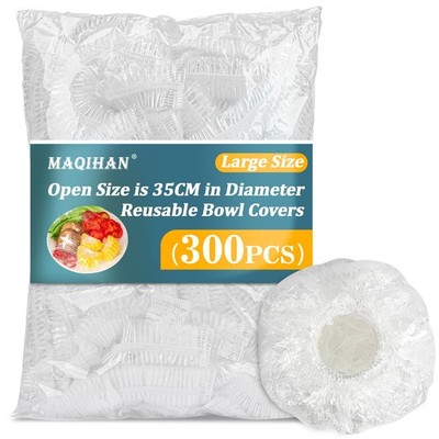 MAQIHAN 300 Bowl Covers Bread Proofing - Extra Large Large, Transparent
