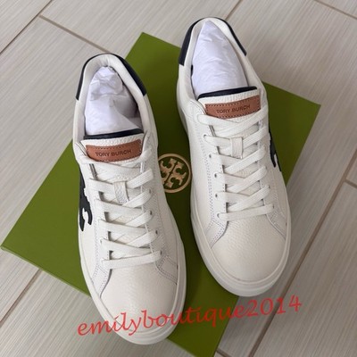 NIB Tory Burch Size 8.5 Signature Color Block Platform Leather