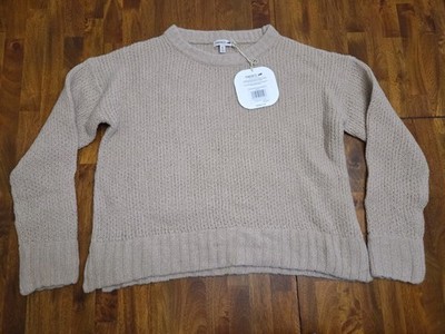 NWT Toad&Co Cotati Dolman Sweater Chai (Tan) Wool Blend Sweater Size Xlarge 