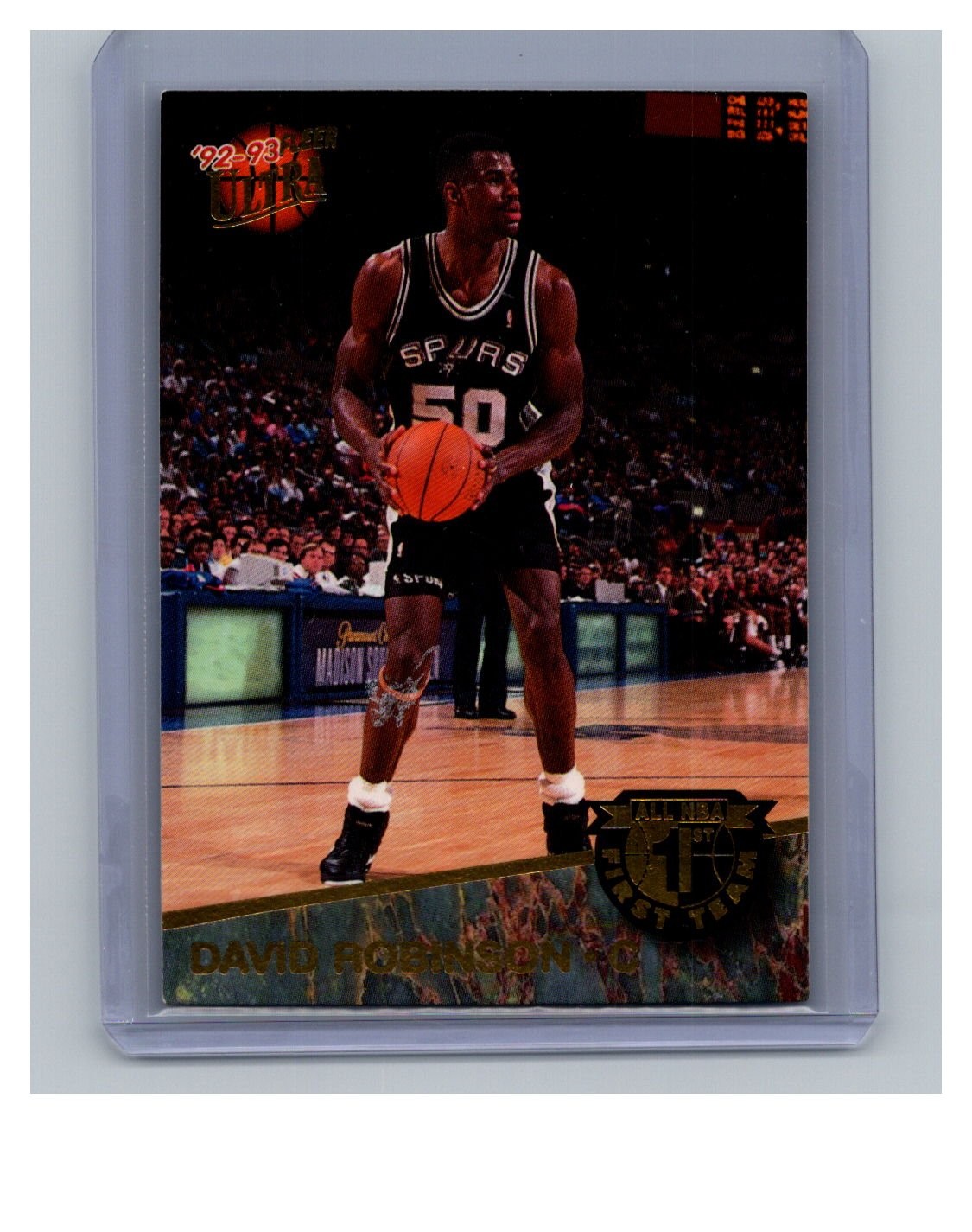 David Robinson #3 Basketball Cards 1992 Ultra All-NBA trading card — raw and PSA graded price guide