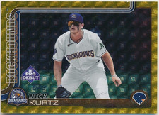 2025 Topps Pro Debut Nick Kurtz RC Rookie Folifractor Superfractor 1/1 BIG AMISH