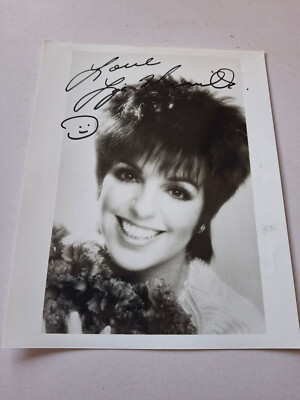 Großbild (25x20) Liza Minelli mit Autogramm- Original S16