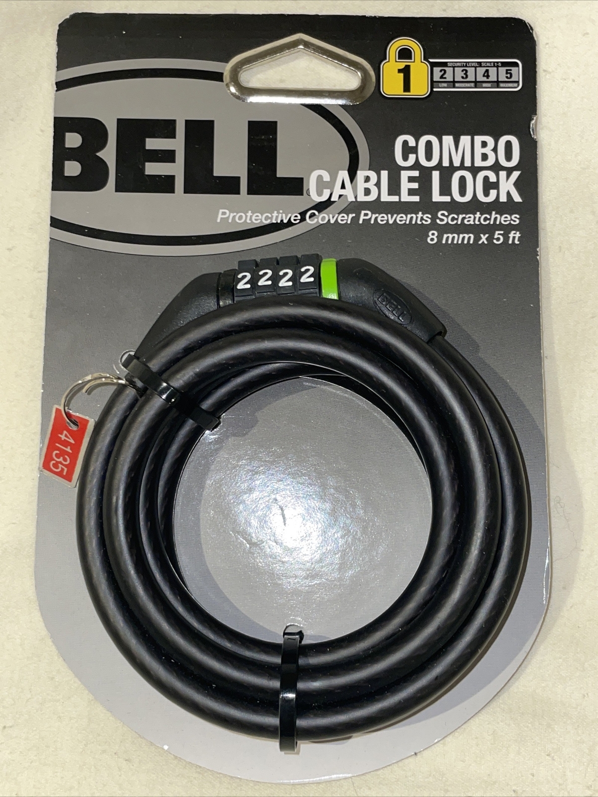 Bell Combo Cable Lock 8 mm X 5 ft. NEW eBay