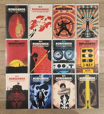 RORSCHACH #1-12 COMPLETE COVER A DC BLACK LABEL 2020 TOM KING JORGE FORNÉS NM