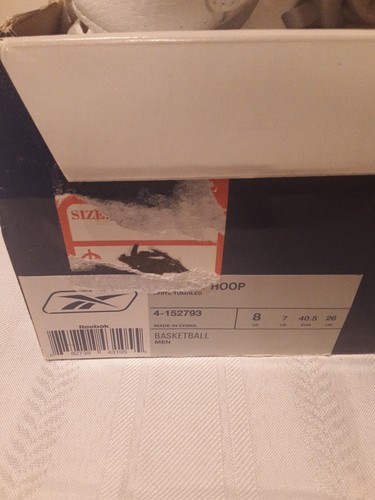 Men's Reebok White Sneakers Size 8. Brand new. - Picture 5 of 7
