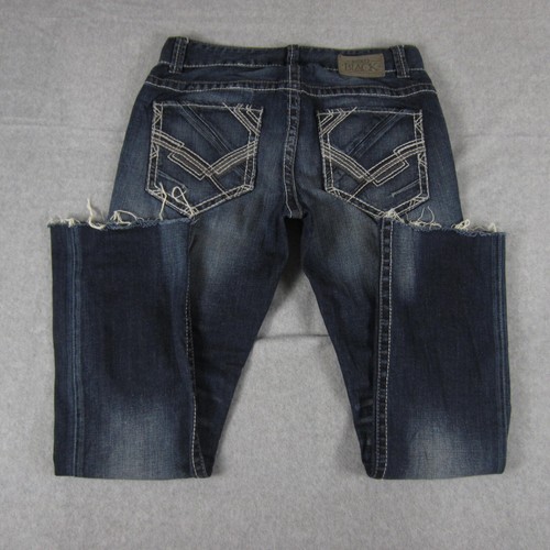 Men's 29s Buckle Black Jeans - Gem