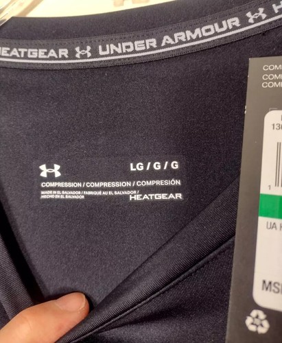 Under Armour UA HeatGear compression Long-Sleeve shirt Men's Large - Picture 3 of 6