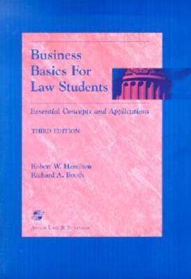 Business Basics for Law Students: Essential Concepts and Applications (Es - GOOD