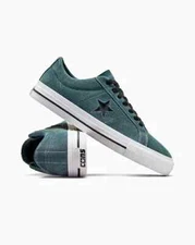 Men's Converse One Star Pro Low Top Suede A10576C True Nature Blk 100% Original