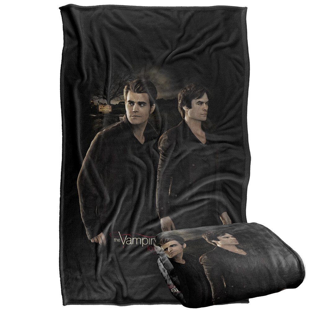 Vampire Diaries Brothers Silky Touch Super Soft Throw Blanket
