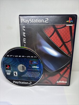 Sony PlayStation 2 PS2 Disc No Manual TESTED SPIDER-MAN 2002