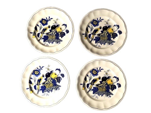SPODE CLIFTON LAURA ASHLEY BLUE TEA CUP SAUCER AND BREAD PLATE