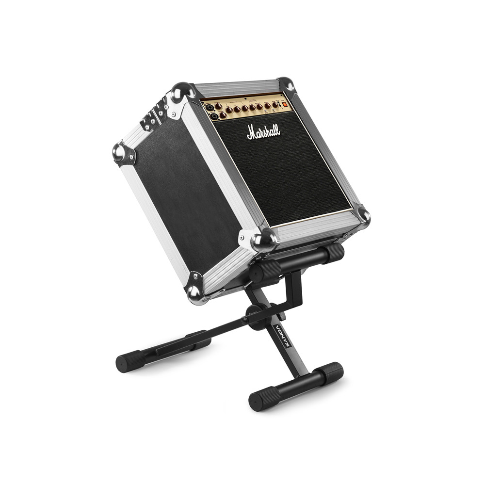 Guitar Amp Stand Adjustable Tilt Angle Folding Speaker Amplifier Floor