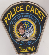 City of Lawrence IN Cadet Police obsolete patch shipped from Australia