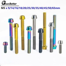 TITANIUM M5 TAPER SOCKET CAP HEAD SCREW 9/14/16/18/20/25/30/35/40/45/50/65mm