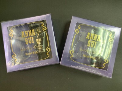 ANNA SUI Lucky Wish EDT 4ml / 0.14 oz + Body Lotion 30ml / 1 oz Coffret x 2 PCS