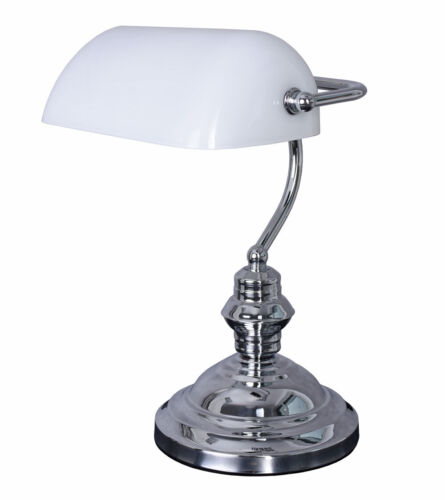 Bankierlampe Jugendstil Schreibtischlampe Vintage Tischlampe - Bild 1 von 1