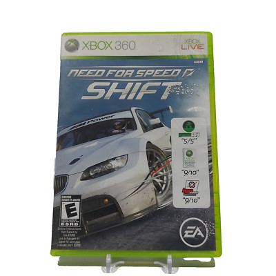 Need for Speed: Shift  Microsoft Xbox 360  Complete in Box  CIB  Tested NTSC