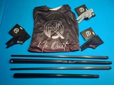 No Quit Jump Cue, 4 colors w/white lettering pool billiards 3 piece