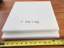 (2) HDPE CUTTING BOARD WHITE 1.00" X 13.25" X 13.50" LOT OF 2