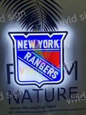 New York Rangers Hockey Sports 3D LED 24