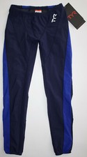 TYR Men's Youth 26 XXS Navy Royal Blue Tracer Light Tight Swim Pant USA Made New