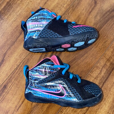 lebron 12 black and pink