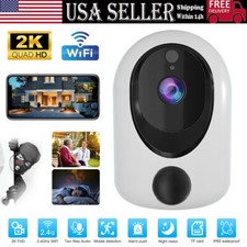 Wireless PIR Motion Night Vision Camcorder Home Security Cam 2K Wifi Camera 4MP