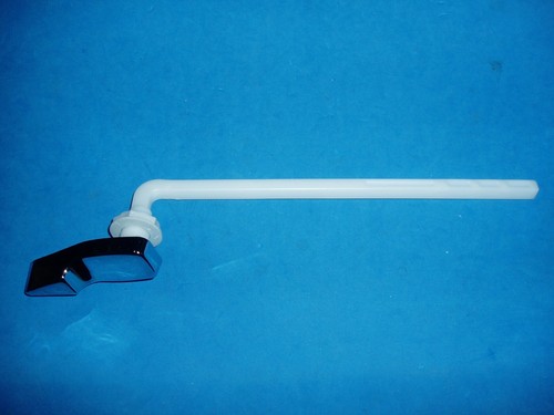 FLUSH LEVER FOR MANSFIELD STYLE TOILETS WHITE PART PARTS CHROME HANDLE - Picture 4 of 6