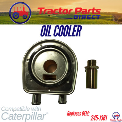 OIL COOLER comp w Caterpillar  C1.5, C1.7, C2.2 3013C, 3024 REPLC: 245-1361