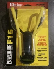 Daisy Outdoor 988116-442 Hunting F16  Black/Yellow Slingshot 🆕