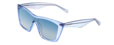 Prive Revaux Victoria II Unisex Retro Sunglasses Sky Crystal/Polarized Blue 56mm