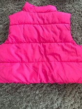 Hot Pink Puffer Vest Size Large Never Worn