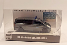Busch 41100 MB Vito/V-Klasse SEK/GSG9/MEK Dunkelgraumetallic Limitiert OVP