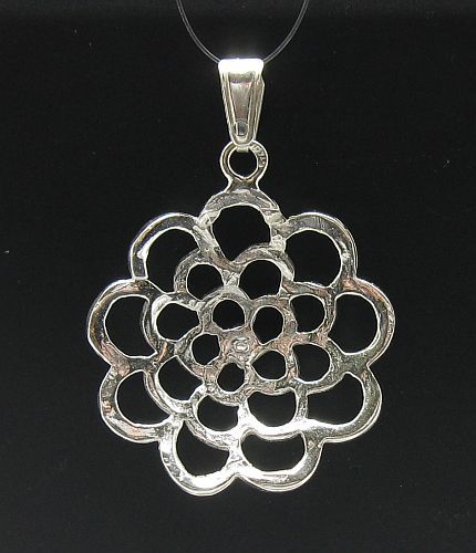 Stylish Sterling Silver Pendant Genuine Solid Hallmarked 925 Huge ...
