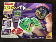 Fisher-Price InteracTV DVD Based Learning Video Gaming System And 5 Games