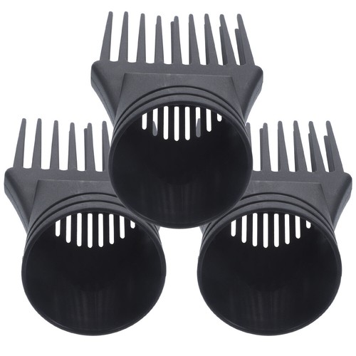 Durable Plastic Hair Dryer Comb Set 3PCS for Quick Hair Drying