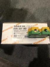 334210 Klemsan AVK 35T RD 35mm2 screw type single deck earth terminal block NOS
