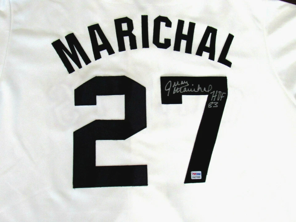 JUAN MARICHAL HOF 83 SAN FRANCISCO GIANTS SIGNED AUTO FLAG PATCH JERSEY PSA/DNA - Image 2 of 4