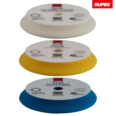 Rupes 3x BigFoot DA Polierschwamm D-A Polierpad weich bis hart Ø130/150mm