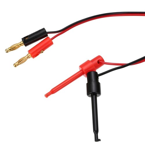 Zuverlässiger Haken Clip Elektrokabel Messleitungen mit Bananenstecker Steckver - Bild 9 von 23