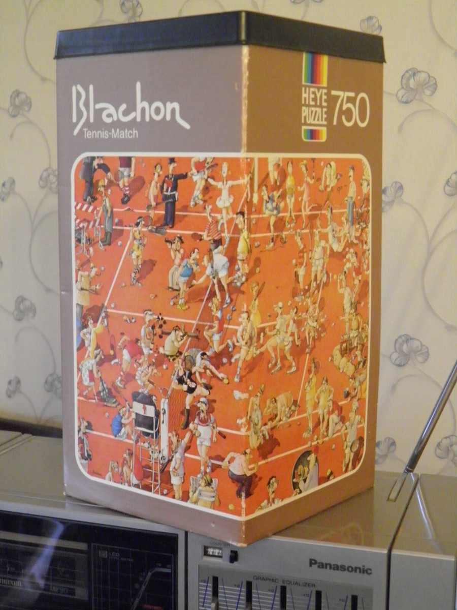 HEYE Puzzle パズル tennis match Blachon Heye Blachon Tennis Match 750 Piece Puzzle | eBay