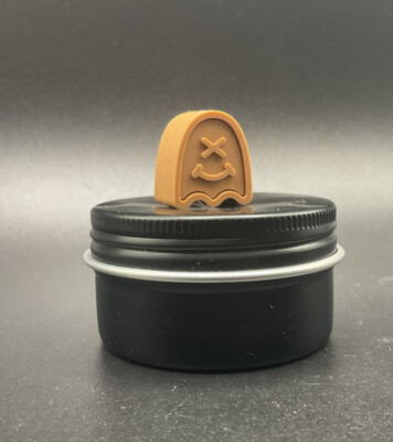 WKRMN Ghosty Tan PVC EDC Zipper Pull Bead