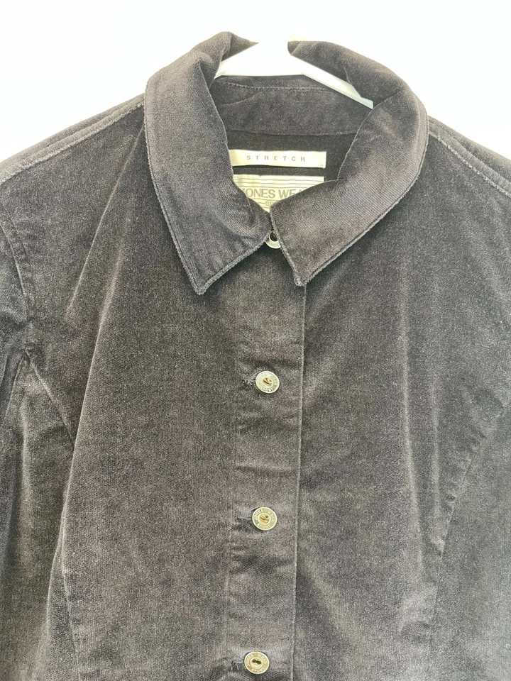 Jones Wear Sport Jacket - Womens Size 10 - Dark Blue - Stretch (1597) - Image 2 of 4