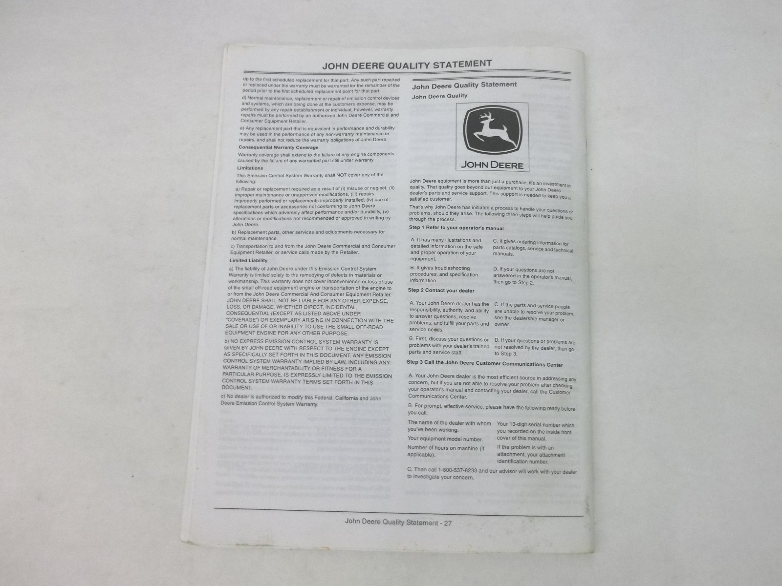 John Deere Js60h Js63 Js63c Walk Behind Rotary Mower Operator's Manual |  eBay