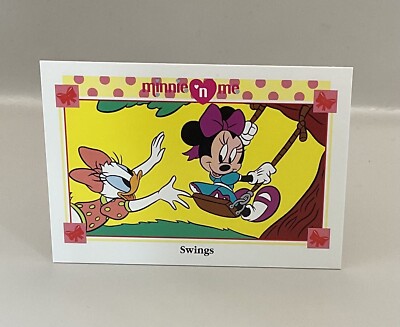 Disney Minnie n me ヴィンテージ トレーディングカード Disney Minnie N Me Swings Trading Card No. 61 | eBay