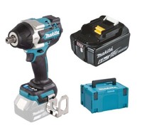 Makita DTW701Z Akku-Schlagschrauber 18V 700Nm + 1X Akku 6Ah Im Makpac 3 Koffer